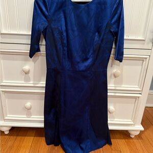 Cynthia Steffe Royal Blue Long Sleeve Dress